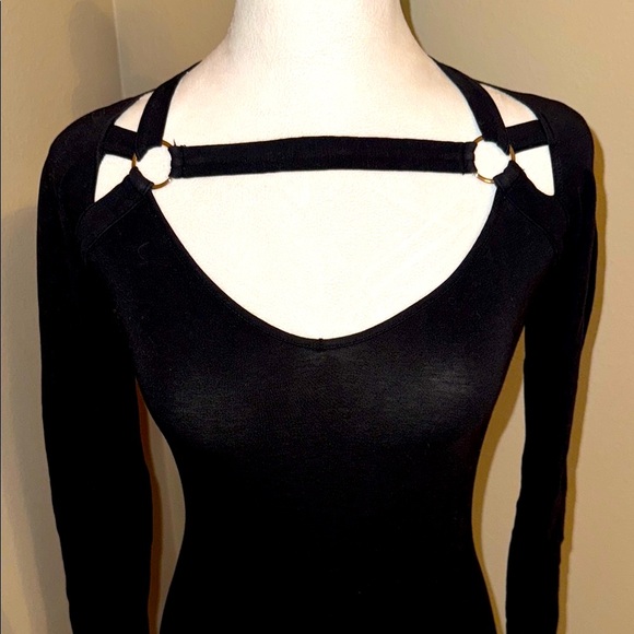 Vintage Armani Exchange Sexy Black Top - Picture 4 of 6